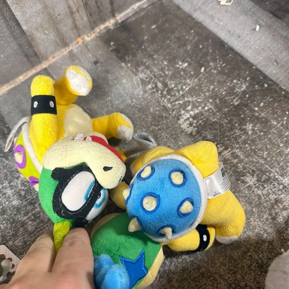 Super‎ Mario All Star Collection Koopalings Plush Lot Yoshi
